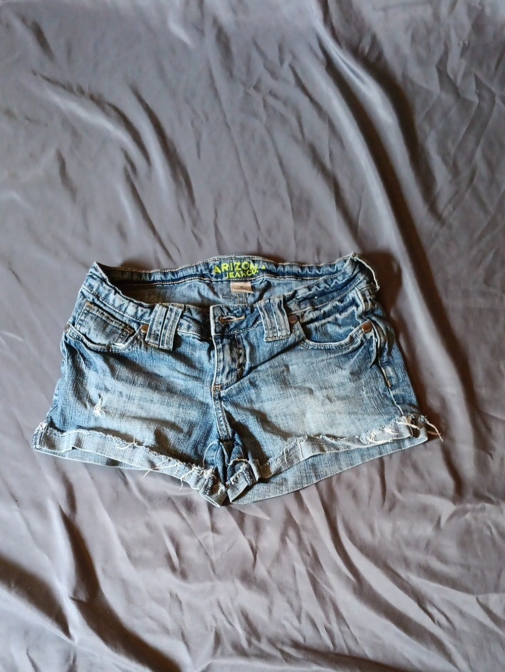 Arizona Juniors Light Blue Denim  Shorts